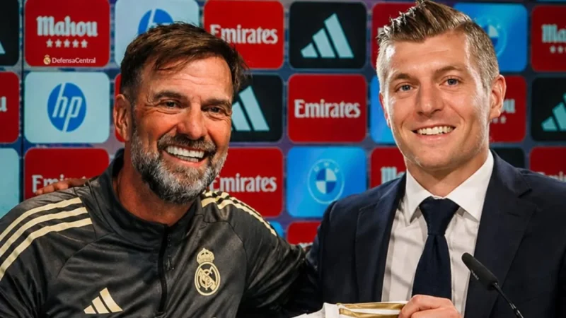 Real Madrid chiêu mộ thêm HLV Jurgen Klopp kết hợp với Toni Kroos